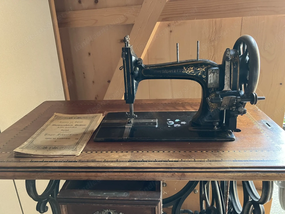 Nähmaschine Gritzner, Singer, Tretnähmaschine