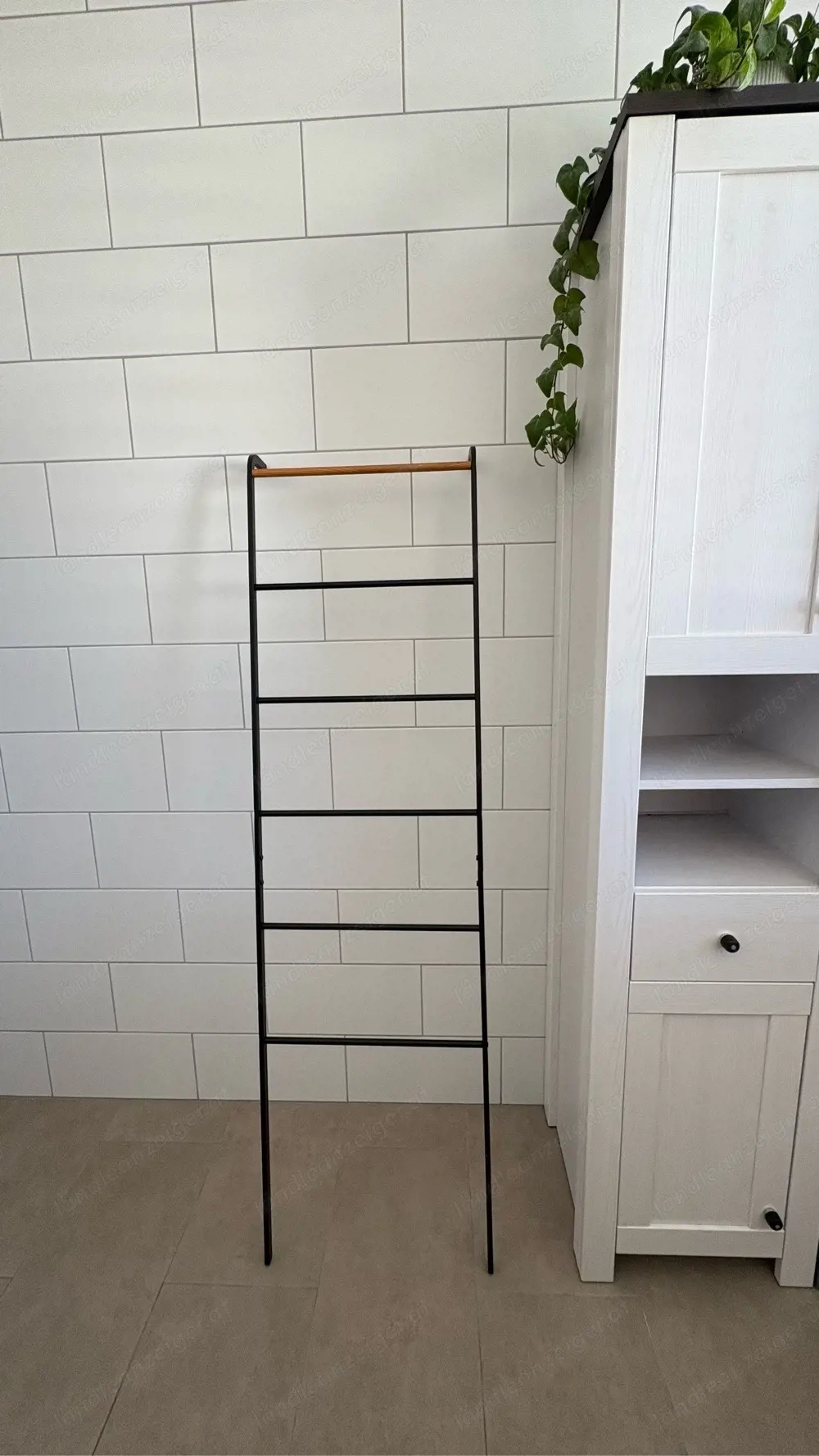 Moderne Handtuchleiter   Dekoleiter   Metall & Holz