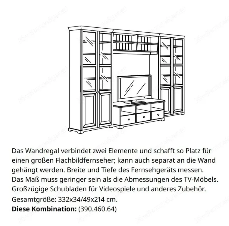 Liatorp Wandverbau weiß