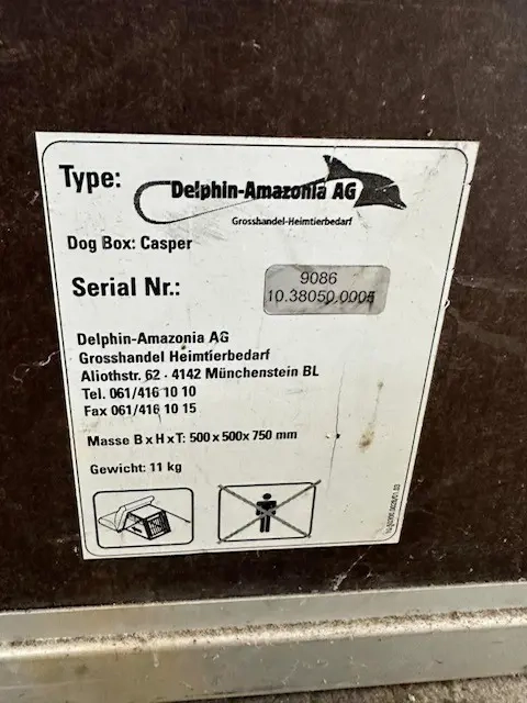 Hundebox Alu kaum gebraucht 