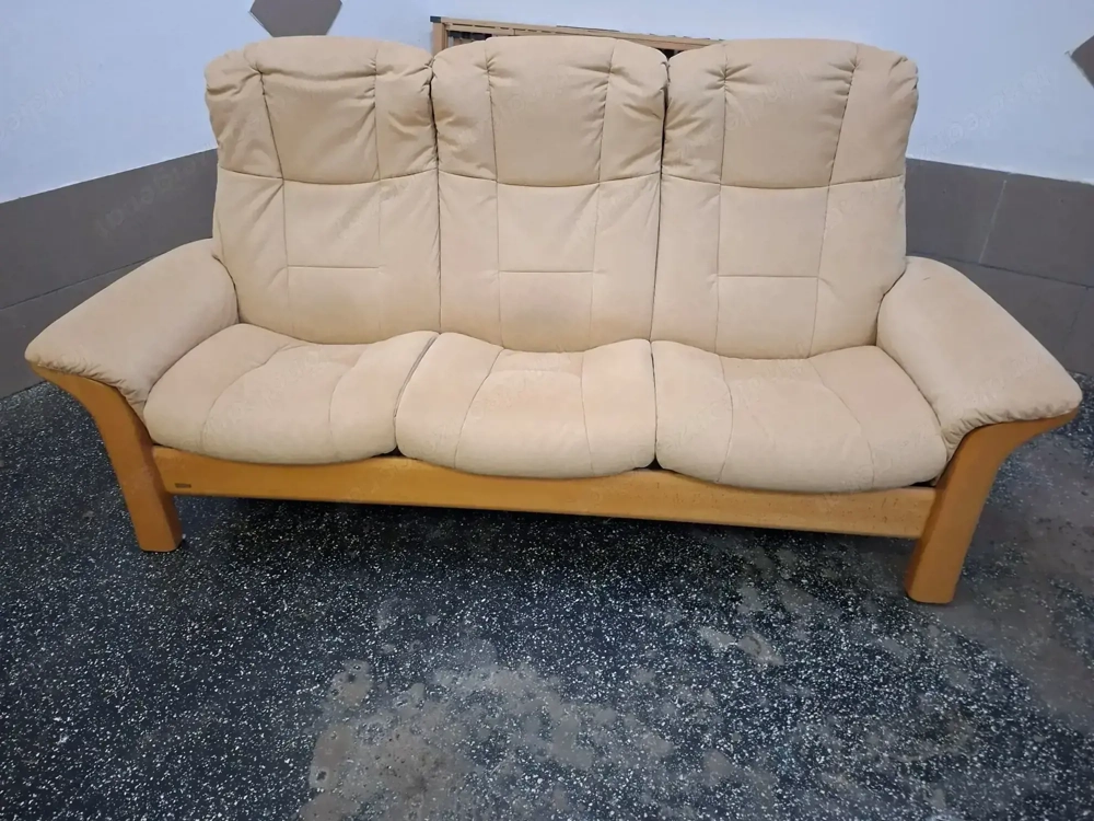 Stressless 3er Sitzgruppe +Stressless Sessel