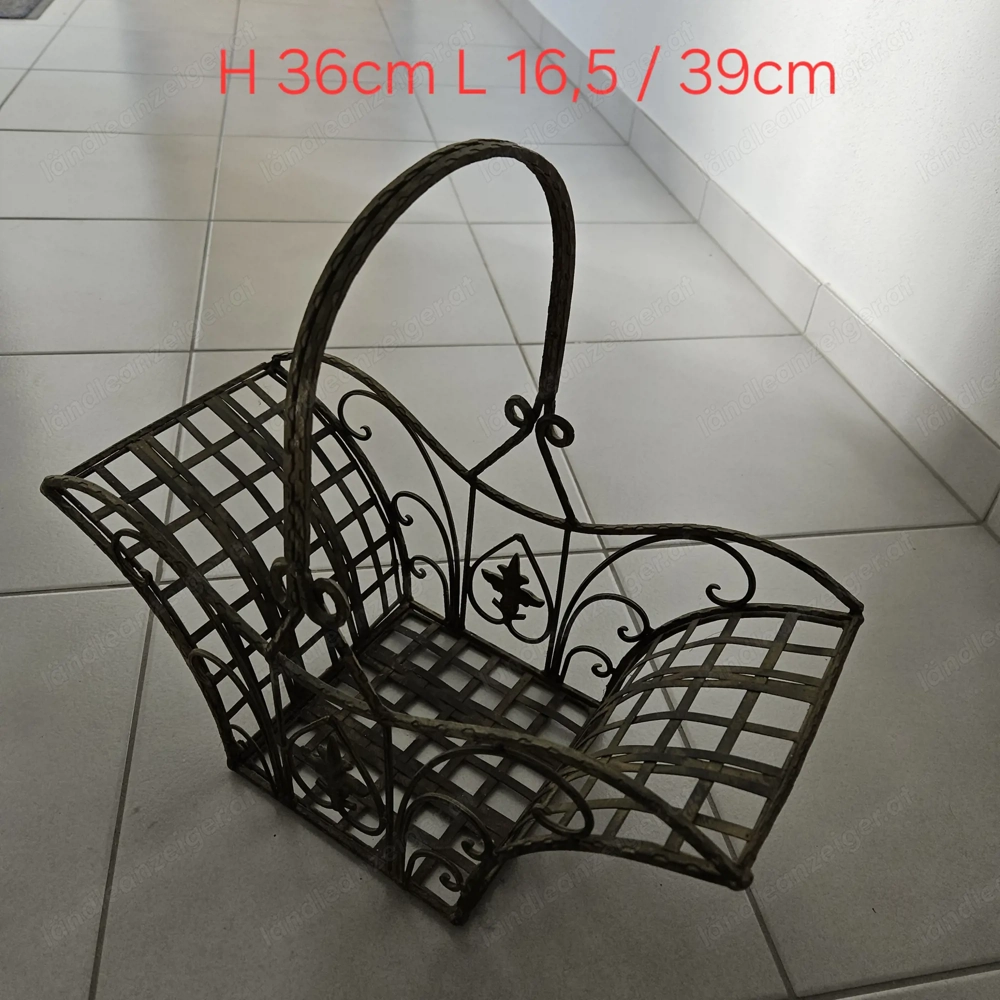 Deko Metallkörbchen