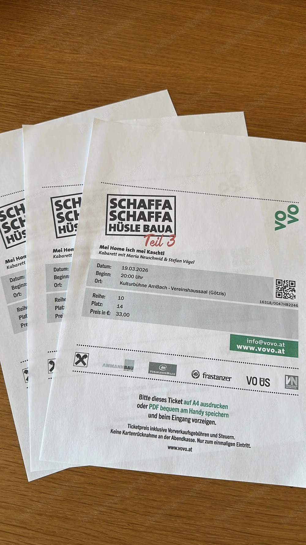  Top ANGEBOT   Kabarett-Tickets unter Originalpreis! "Schaffa, schaffa, Hüsle baua - Teil 3"