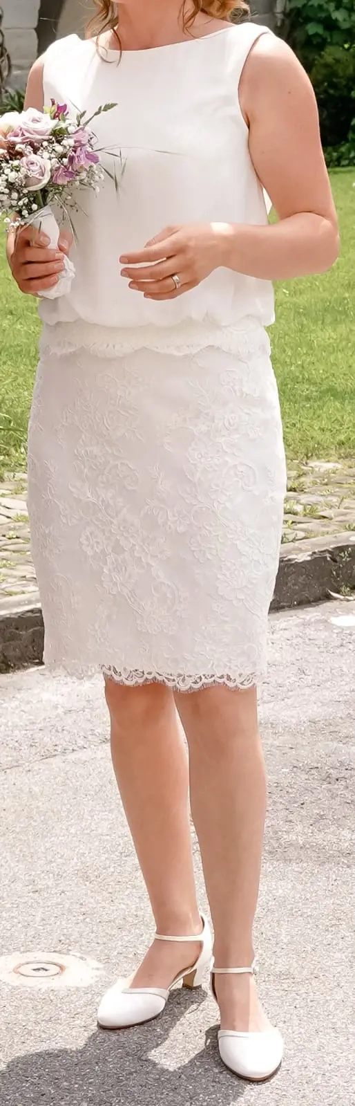 2teiliges Hochzeitskleid
