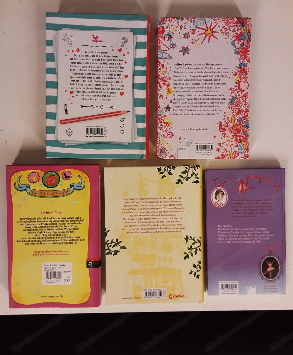 Verschiedene Mädchenbücher 