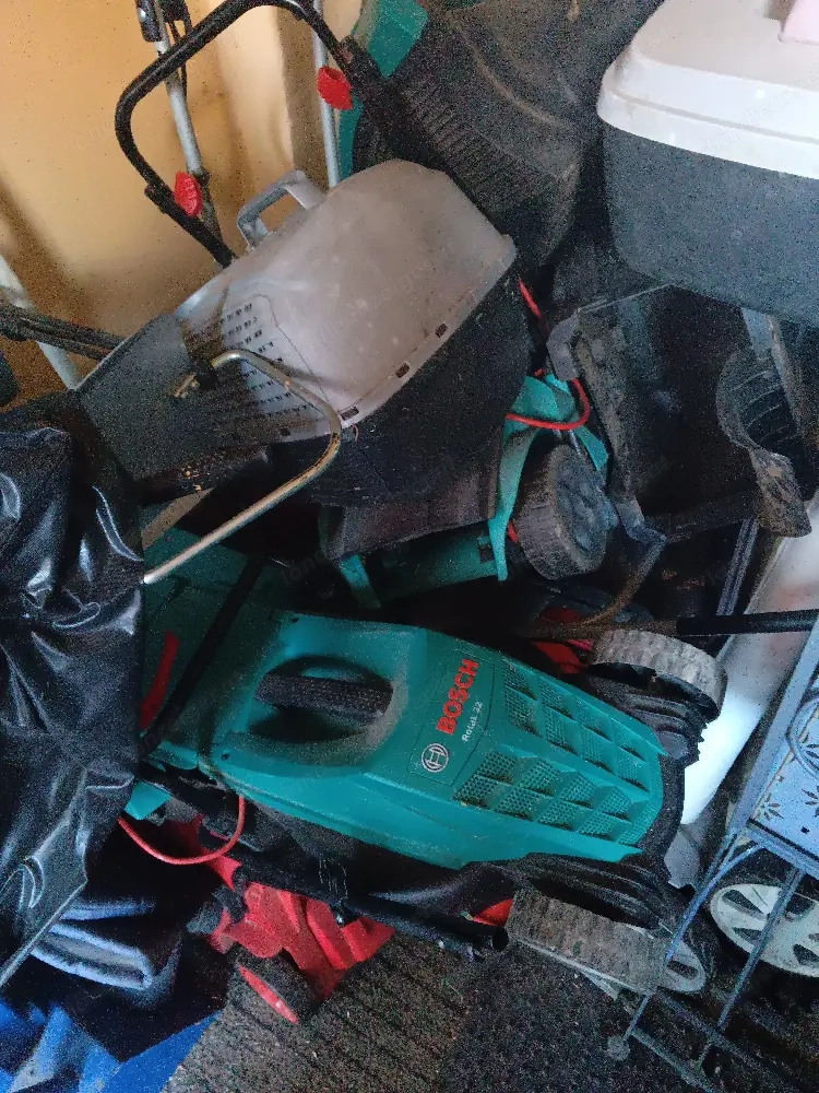 Rasenmäher elektrischz Spindelmnäher.