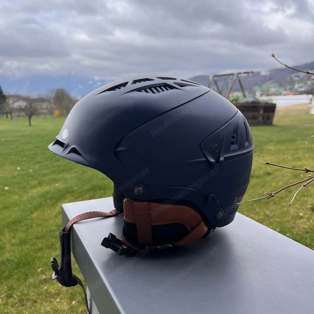 Skihelm K2, blau, medium