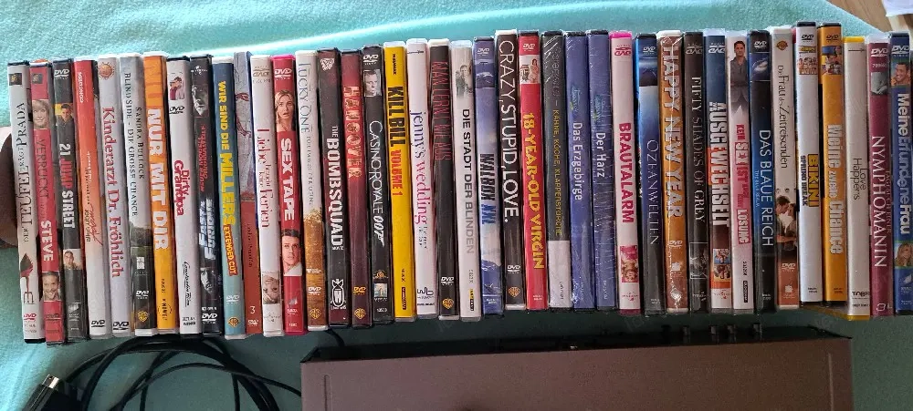 DVD- Player mit 40 DVD's