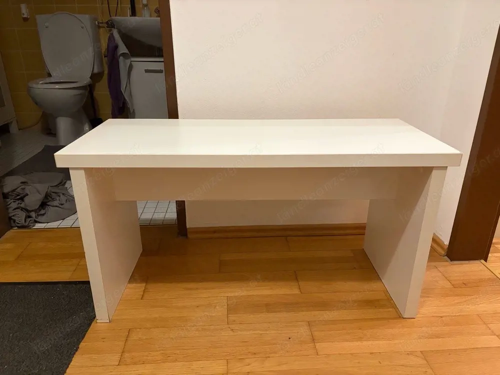 Sitzbank weiss zu verschenken