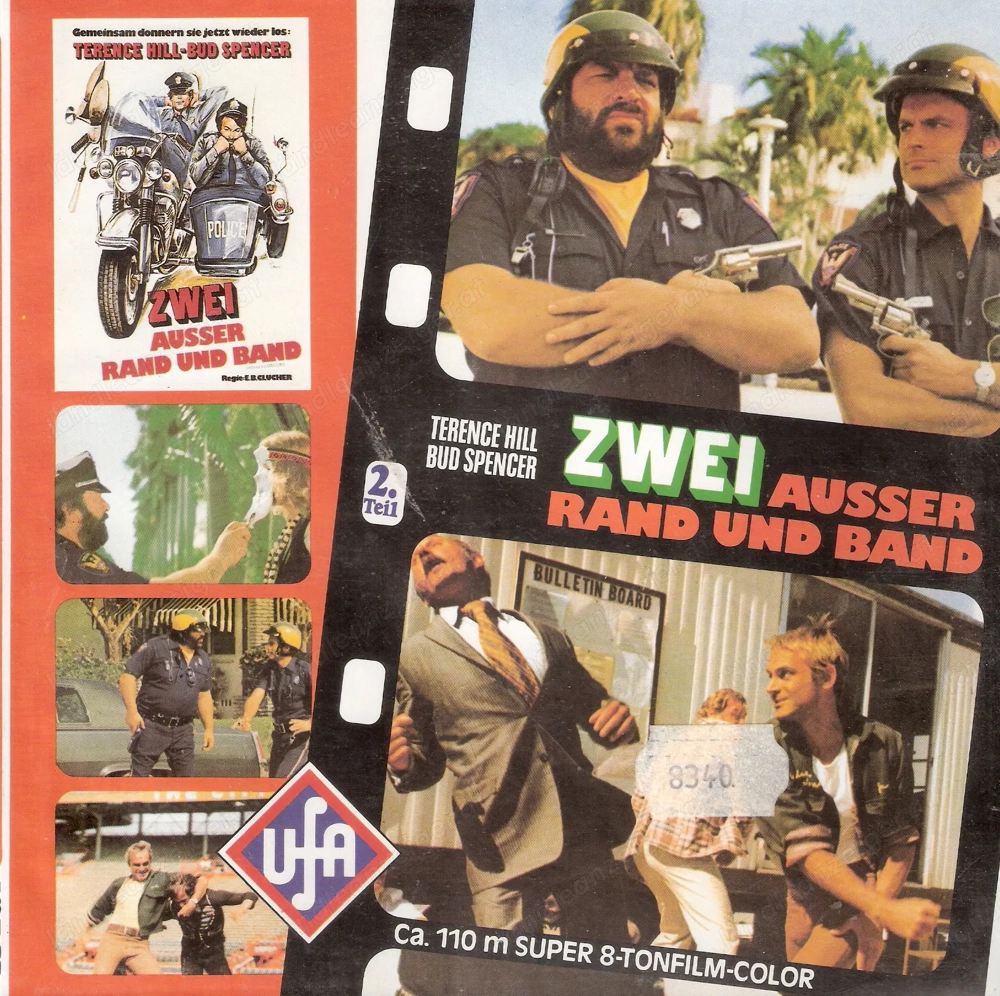 Super 8-Filme; Zwei ausser Rand und Band, Himmel Arsch und Zwirn, Frankenstein Junior