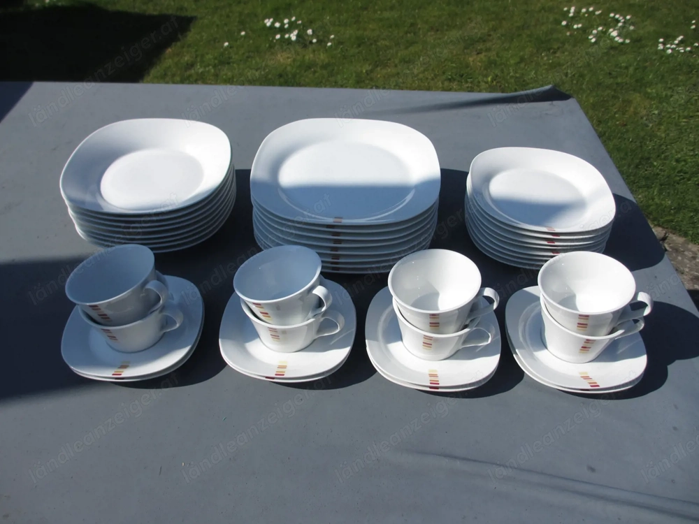 Speise und Kaffeservice