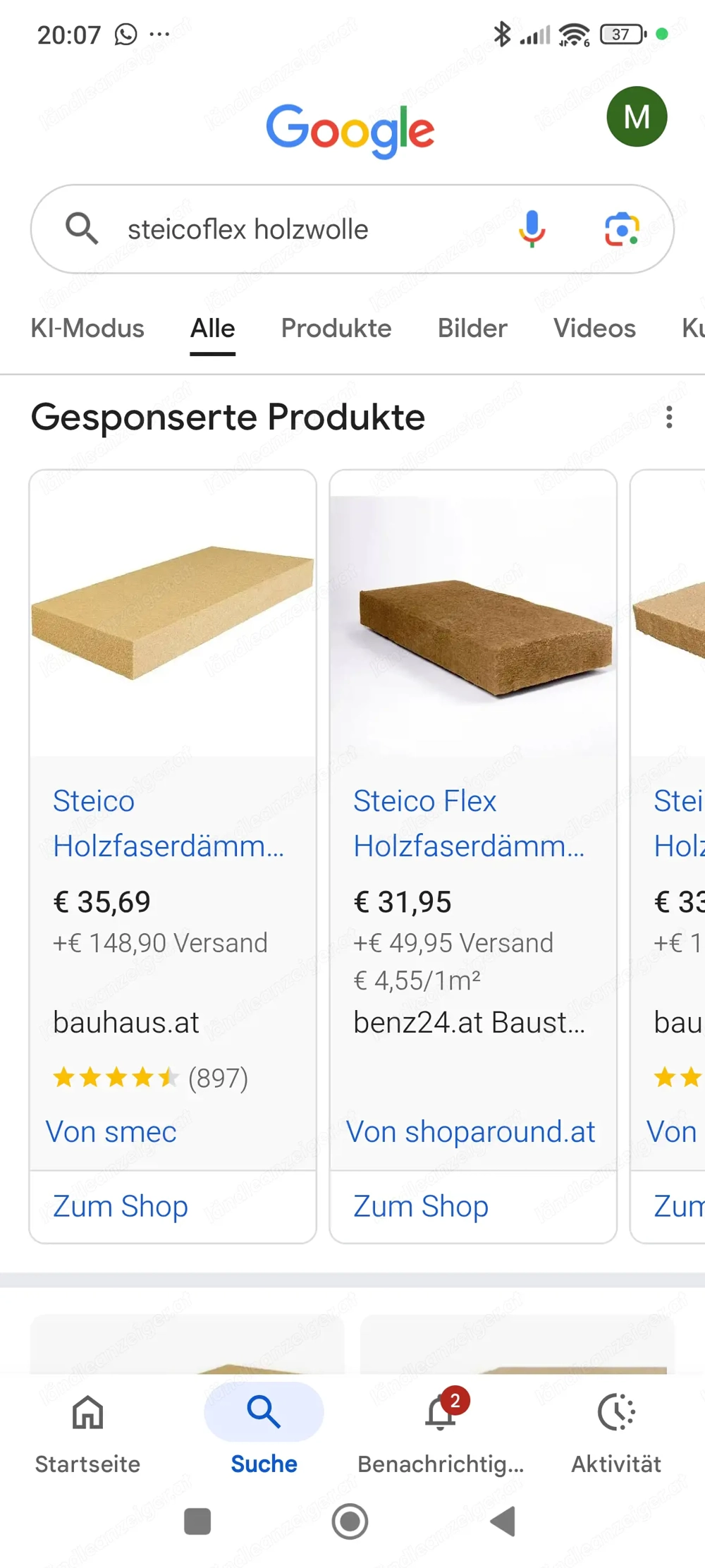 Holz Dämmung 10cm 5 Packungen 