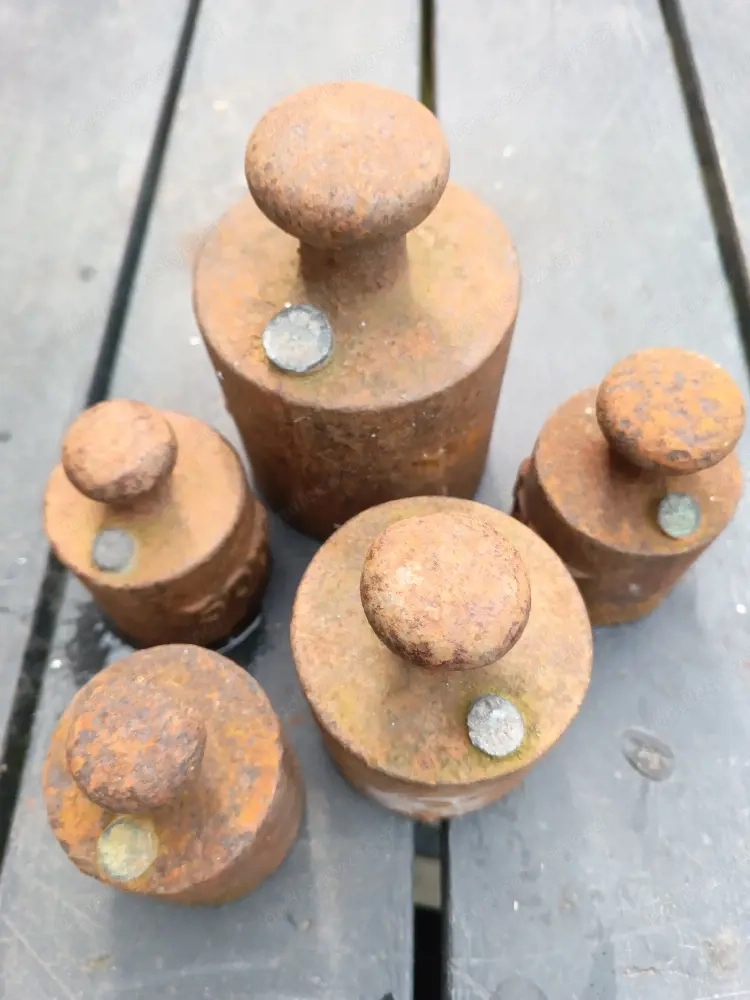 Metall Gewichte Antiquitäten 