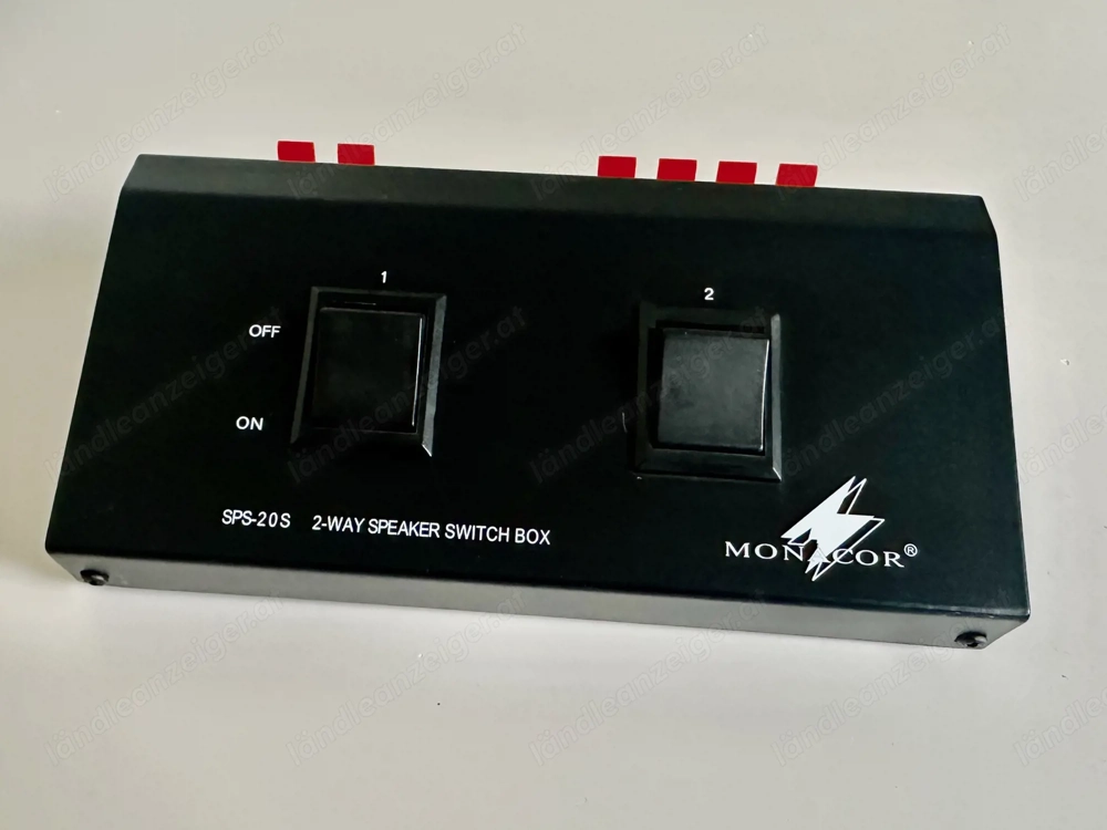 GOOBAY Lautsprecher-Umschaltbox (2 Paare) - neuwertig