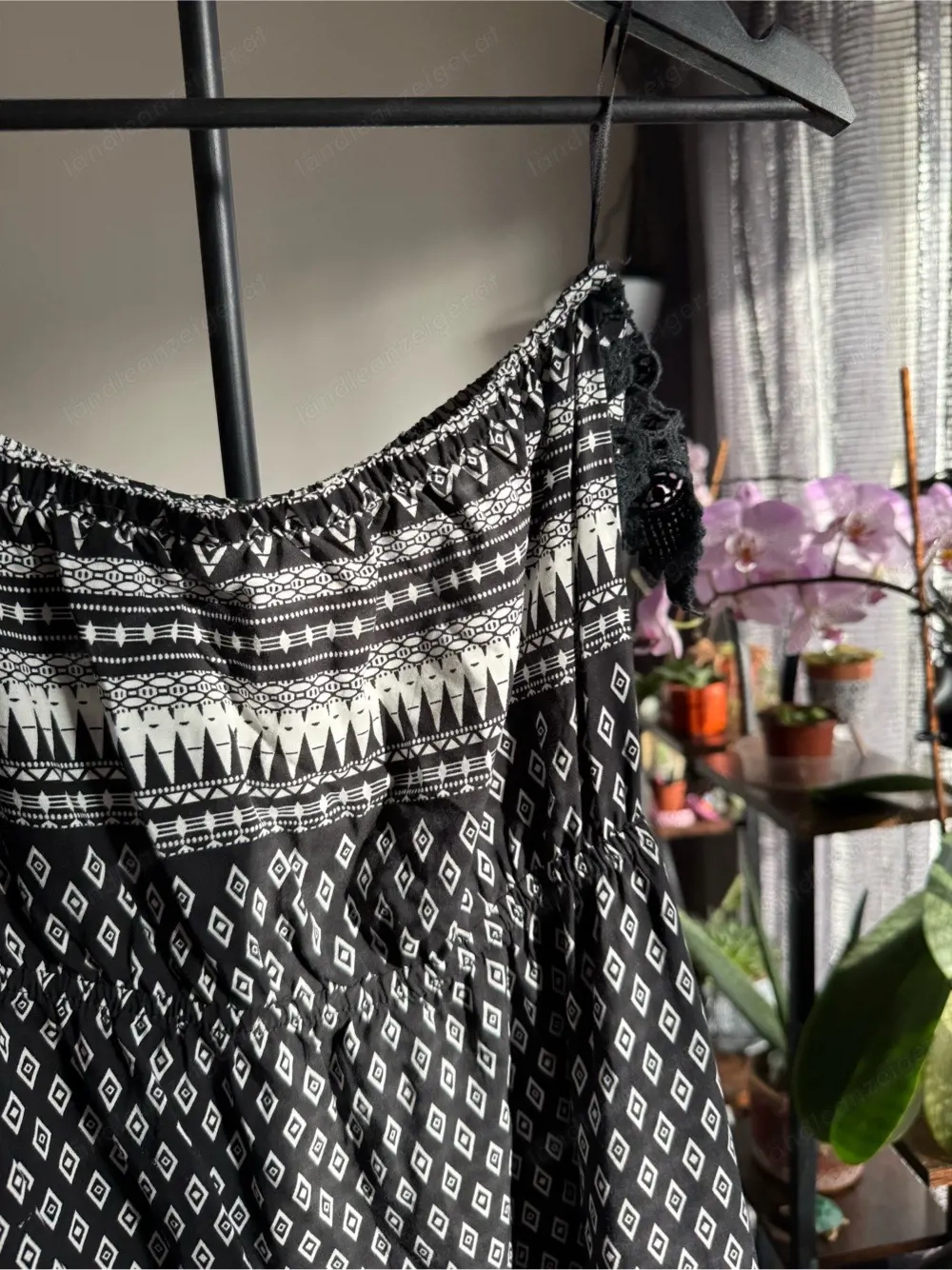 Boho Maxikleid mit Spitze & Muster  Sommer   Festival 