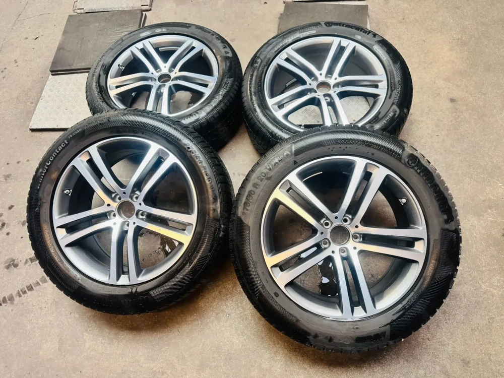 Original Mercedes GLE Felgen 20 Zoll mit Conti Winterreifen RDKS