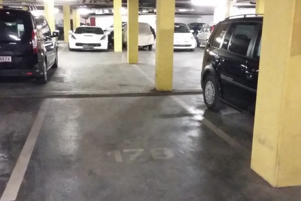 TIEFGARAGENPLATZ in Dornbirn Zentrum zu vermieten!