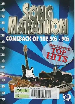 Liederbuch Noten Top Hits 50er bis 90er Jahre