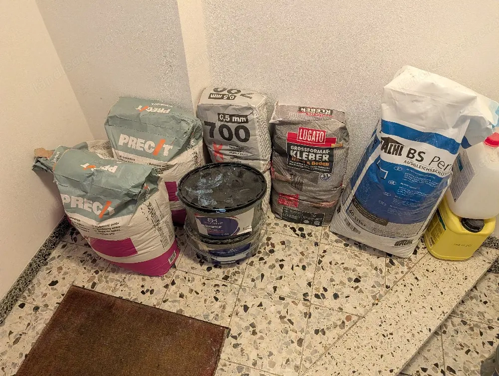 Baumaterialien zu verschenken 