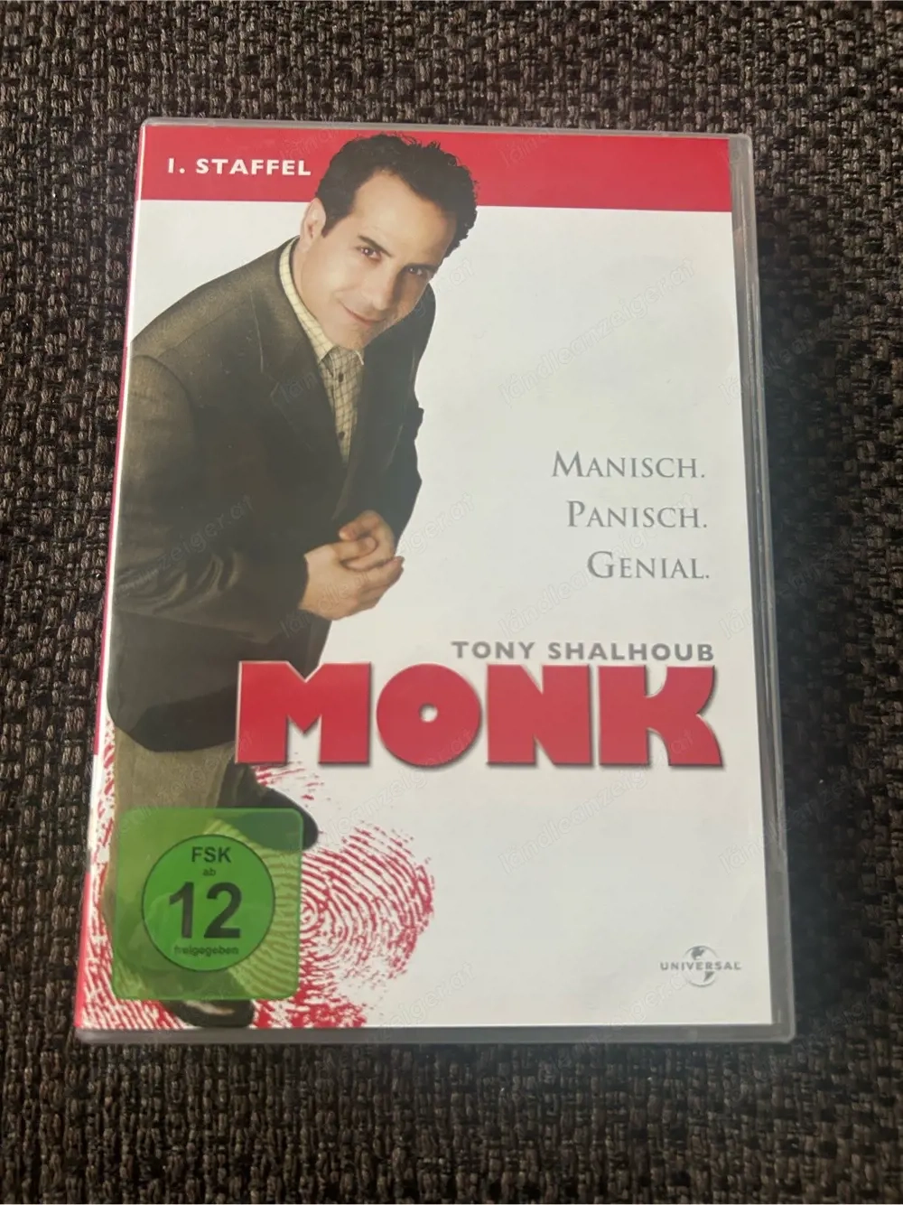 4 DVDs Monk 1. Staffel