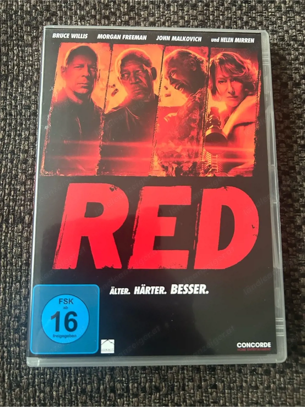 DVD Red, Bruce Willis