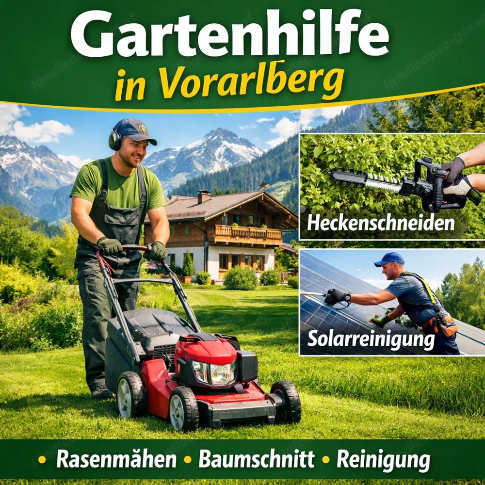 Gartenhilfe - Raum Vorarlberg