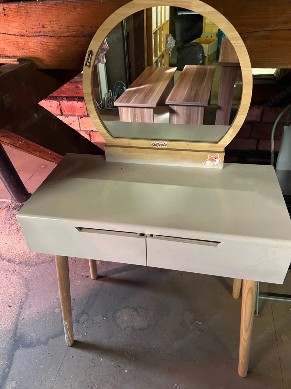 hochglanz Schminktisch 