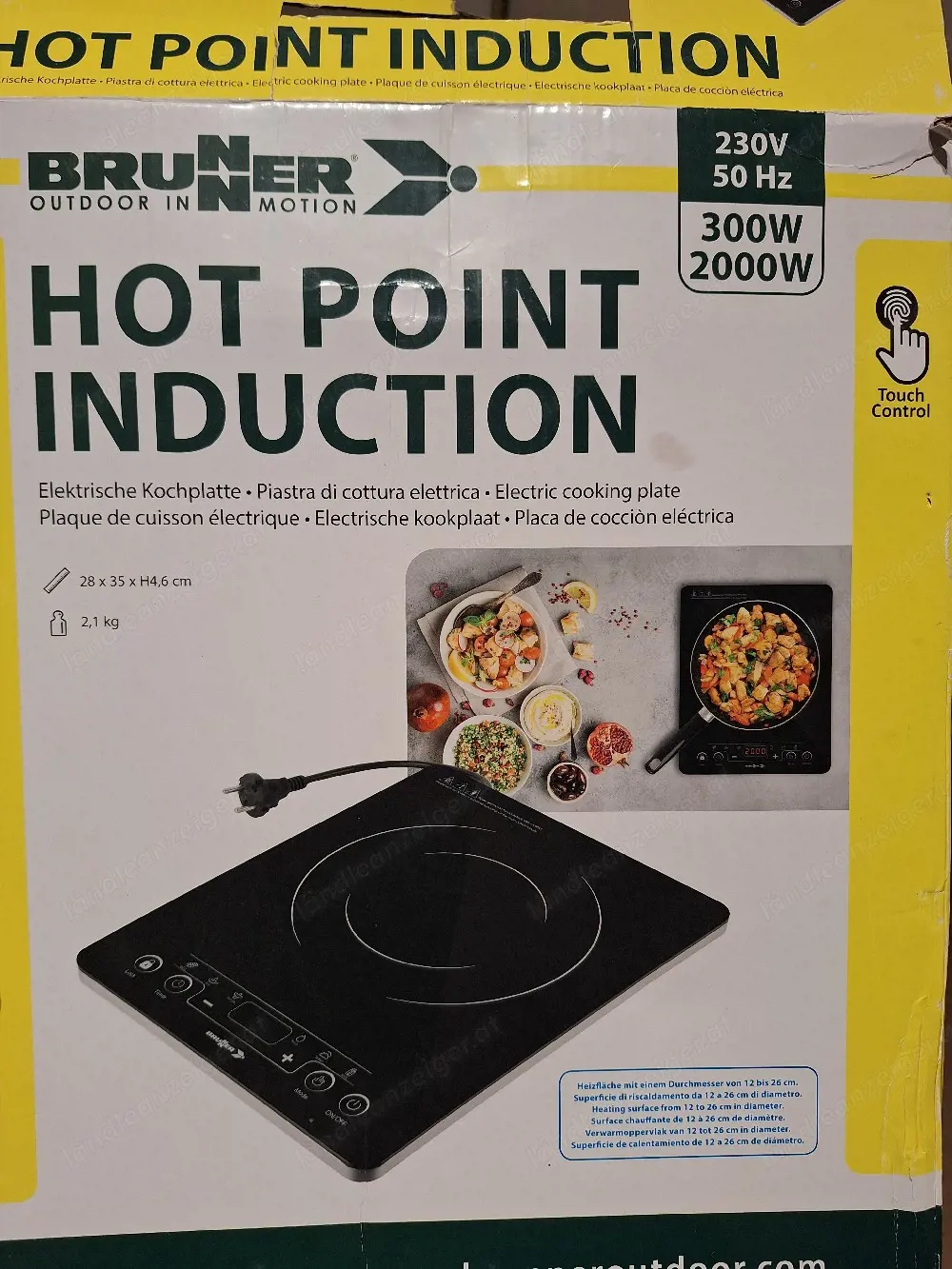 Induktionsherdplatte