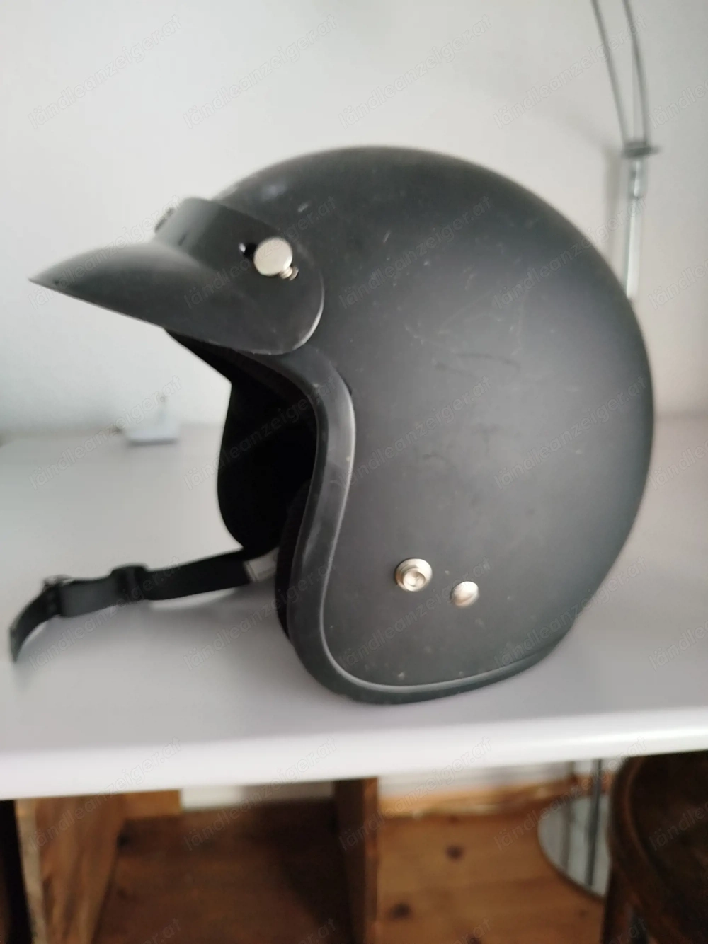 Mopedhelm schwarz 