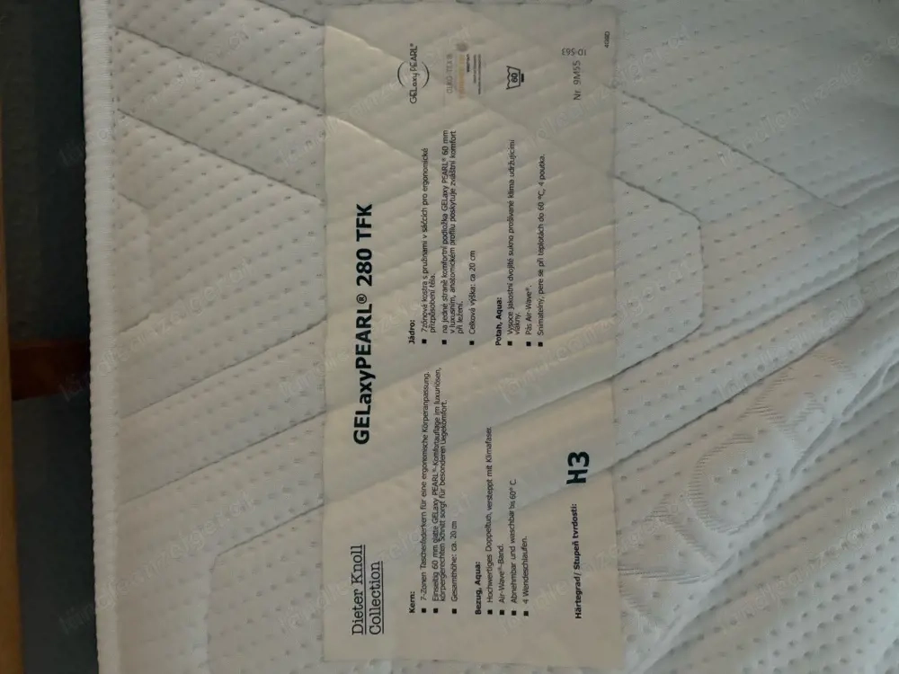 Dieter Knoll Galaxy Pearl Taschenfederkern Matraze 140 200