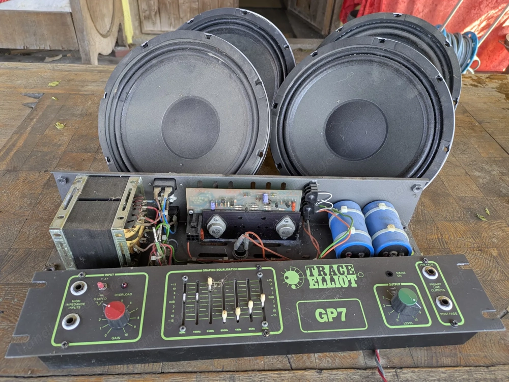 Für Bass-Bastler: Trace Elliot GP7 mit 4x Celestion Basslautsprechern, 400 Watt