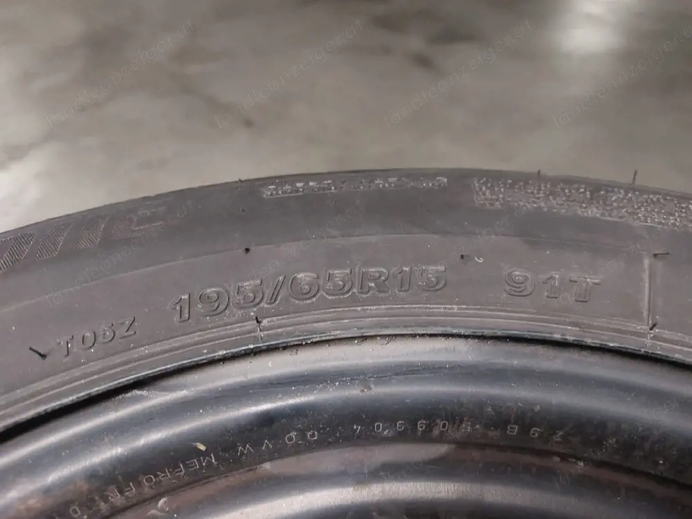 Sommerreifen auf Felgen 195 65 R 15