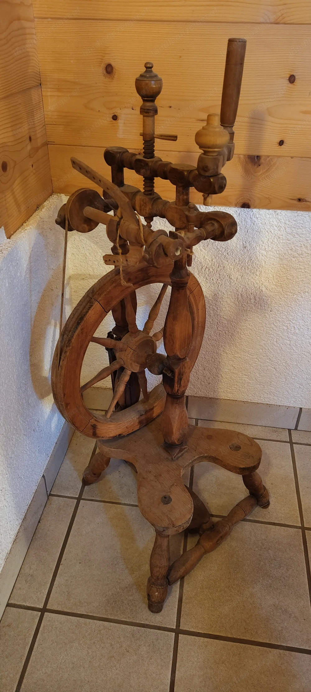 Spinnrad sehr gut erhalten