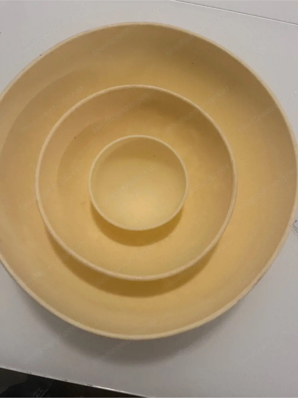 Vintage Backformen Set 3-teilig in Gelb   Retro Küchenklassiker