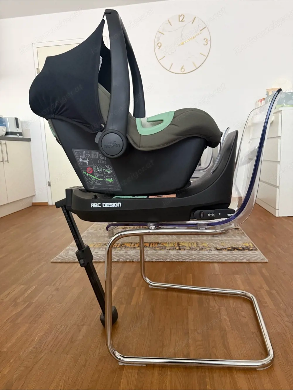 ABC Design Tulip i-Size Babyschale + Isofix Base Root   drehbar,