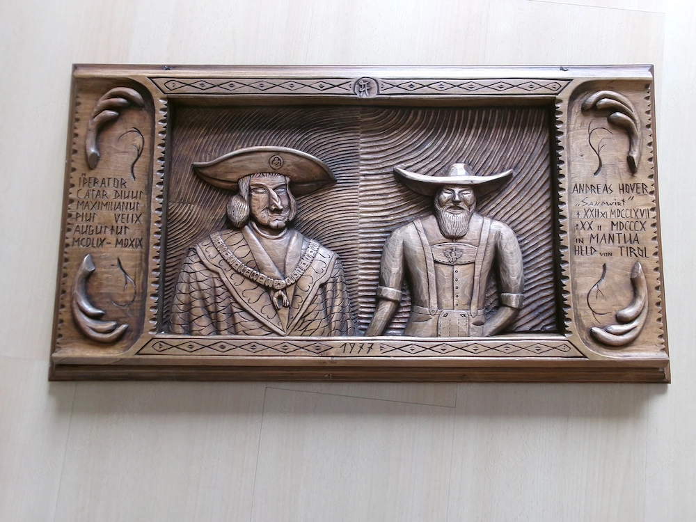 geschnitztes Holzbild 