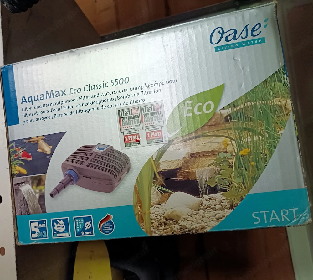 Teich & Bachlaufpumpe Oase AquaMax 5500 Eco Classic