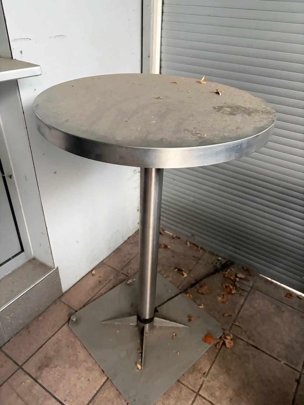 Stehtisch Chromstahl