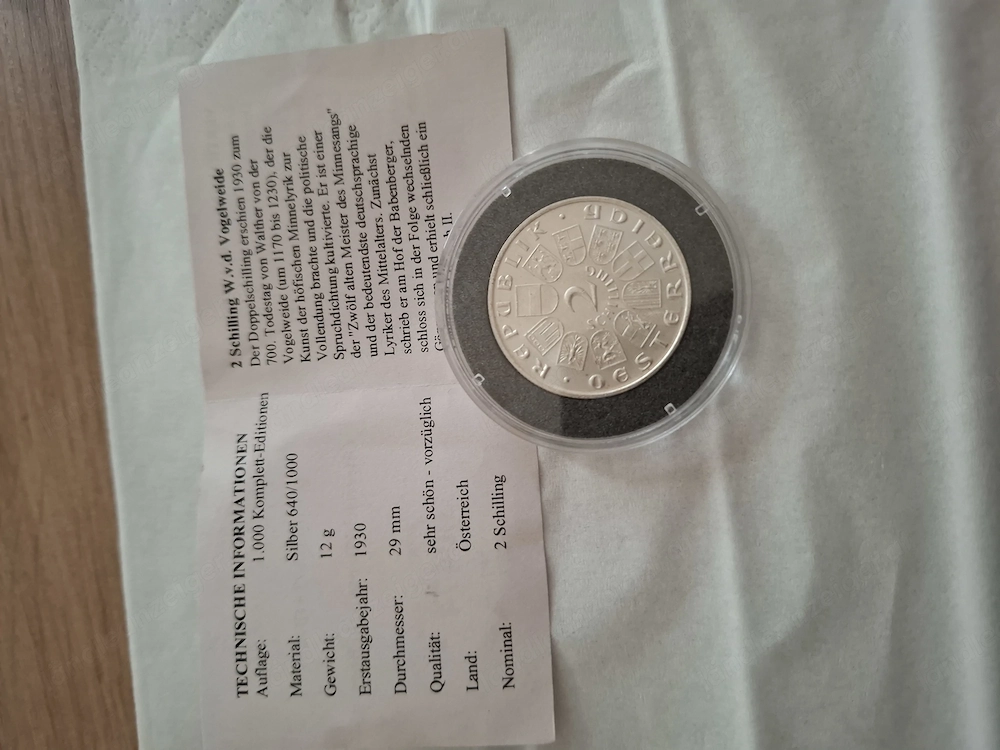 2 schilling  silber
