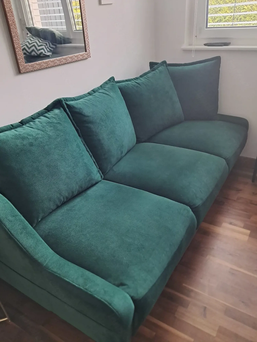 3er Sofa in Grün