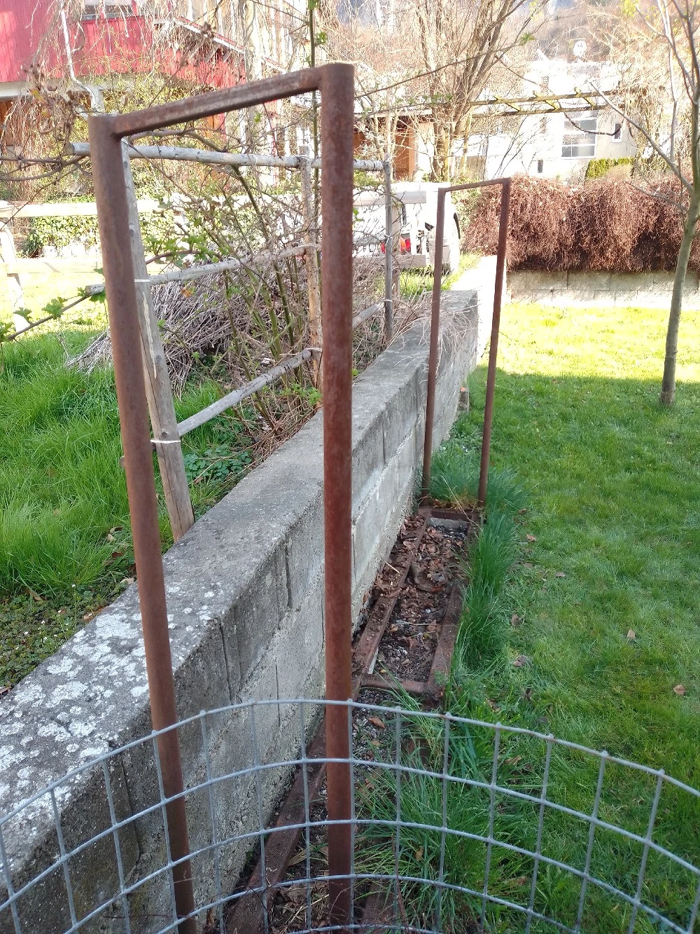 Holzstapel-Gestell massiv