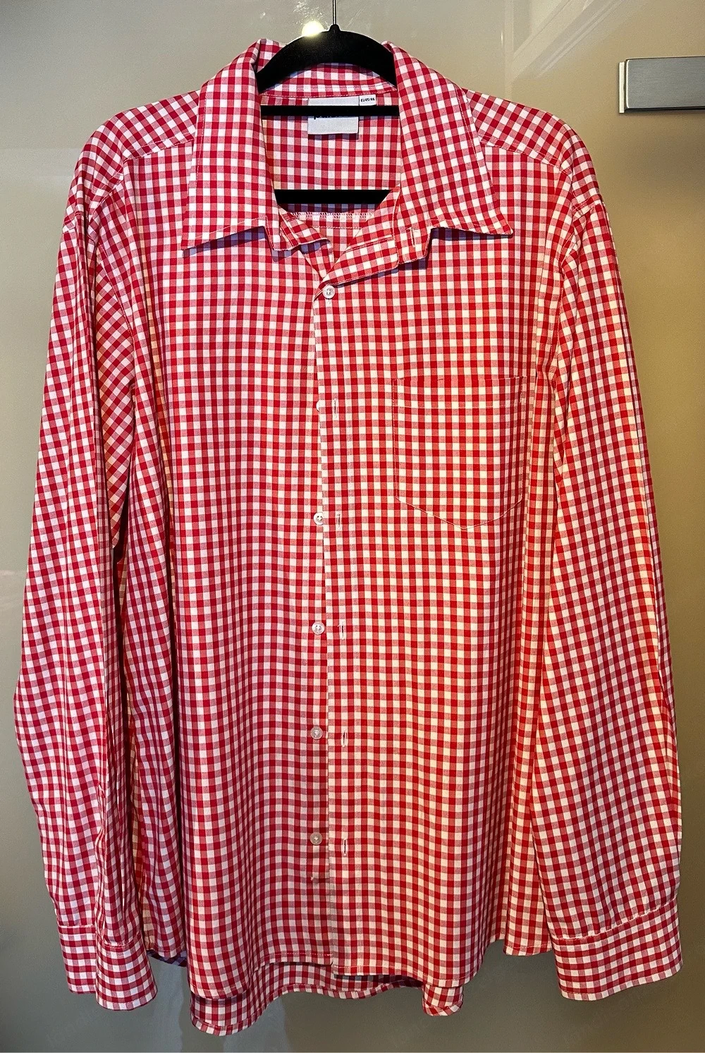 Herren Hemd Landhaus-  Trachtenstyle rot-kariert XXL