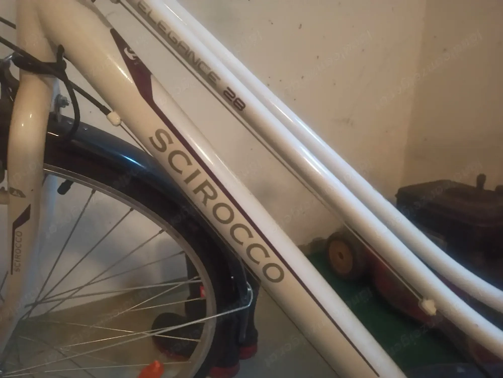 Damenfahrrad Elegance 28 weiß
