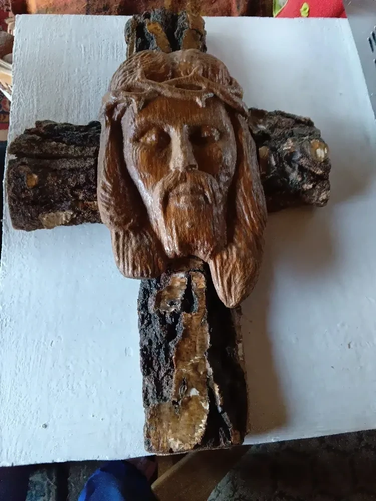 Holzkreuz Handarbeit Unikat
