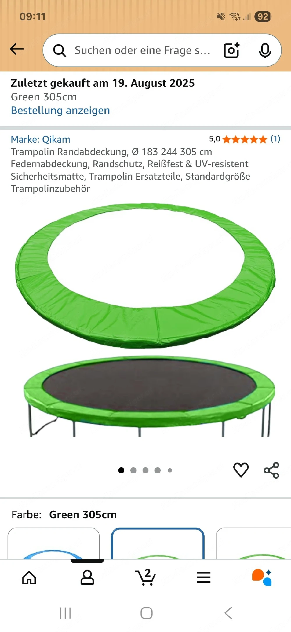 trampolin randabdeckung