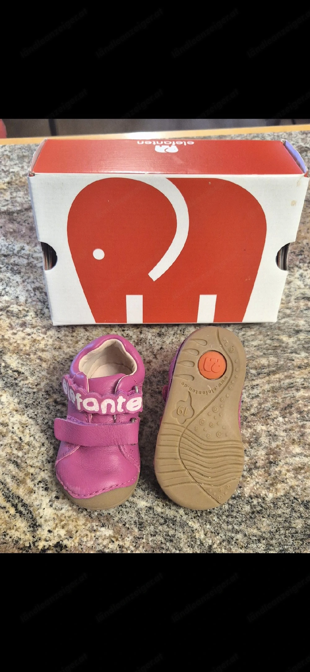 Schuhe, Elefanten, Gr. 19
