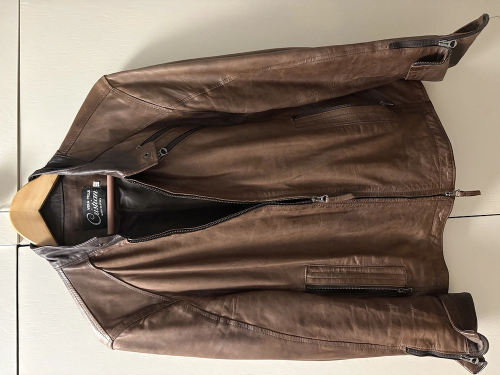 Herrenlederjacke Gr. 48