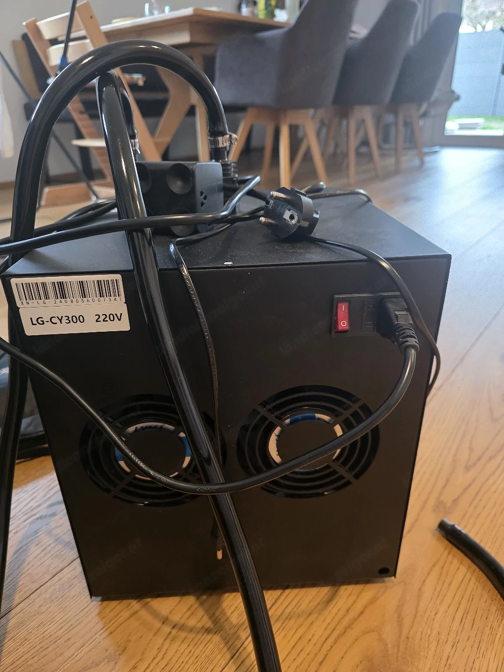 Eisbadkühler Eisnova mit aufstellbarem Eisbad