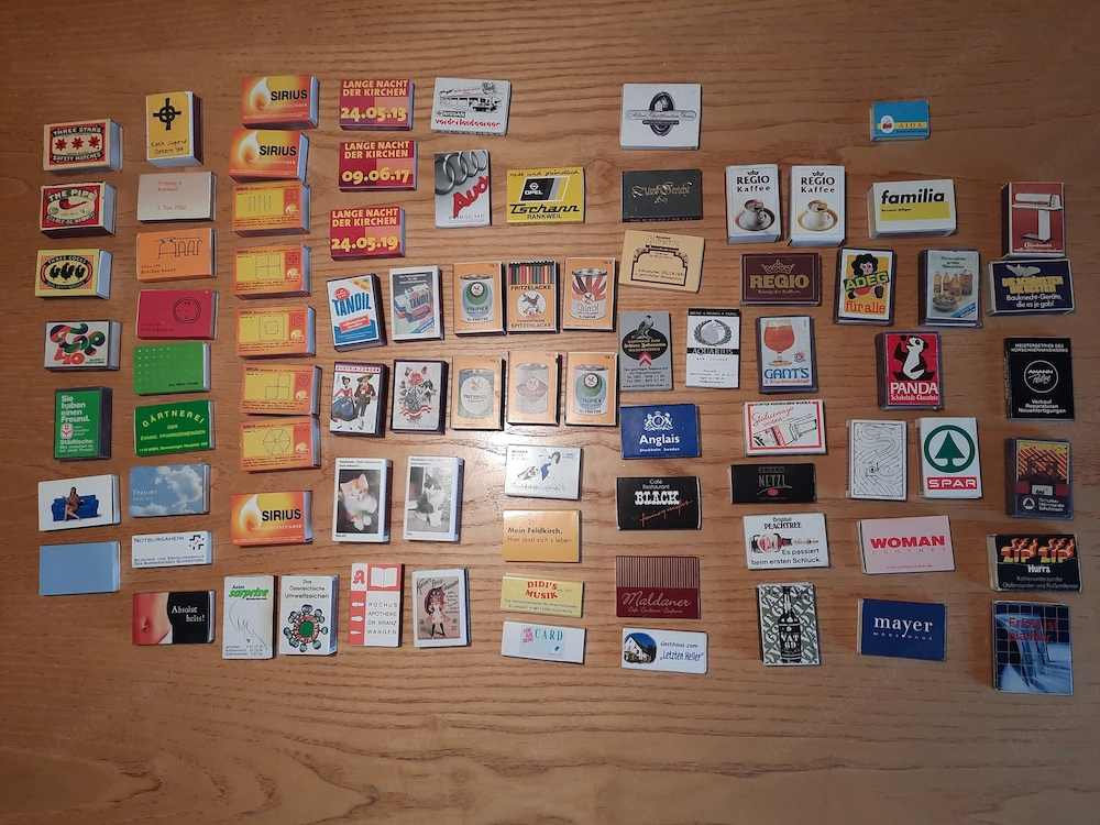 Zundholzschachtelnsammlung