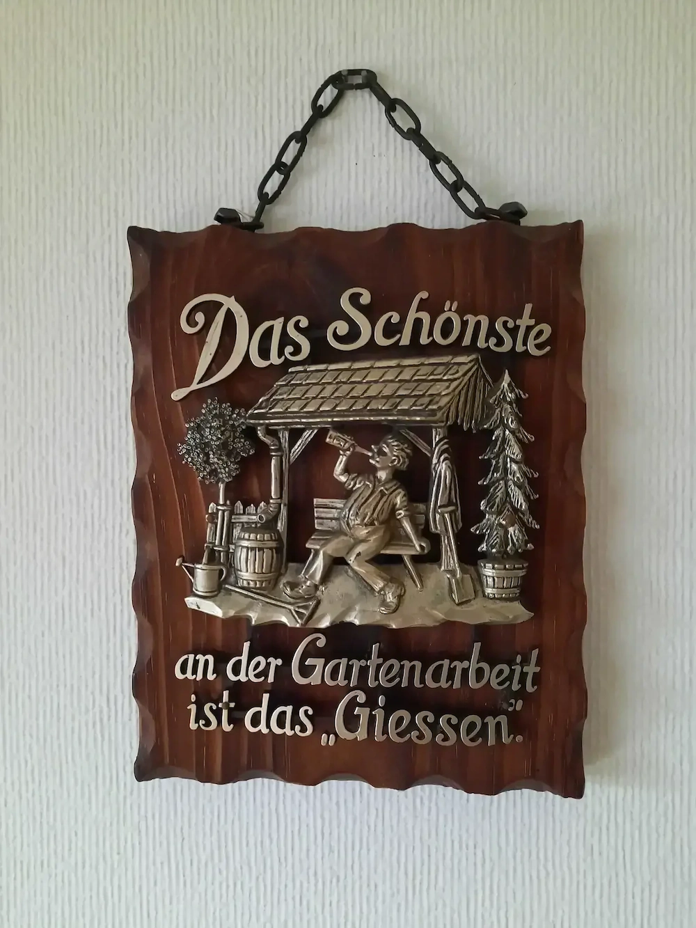 Fröhliche Wandtafel